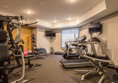 on-site fitness center at Patriot Station at Chalfont apartments